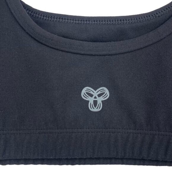 TNA Aritzia TnaBUTTER Mini Scoopneck Bra Top Sz 2XS Black - Picture 7 of 7
